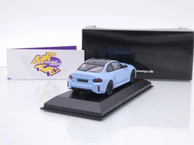 Preview: Minichamps 410023121 # BMW M2 (G87) Baujahr 2023 " Zandvoortblau " 1:43