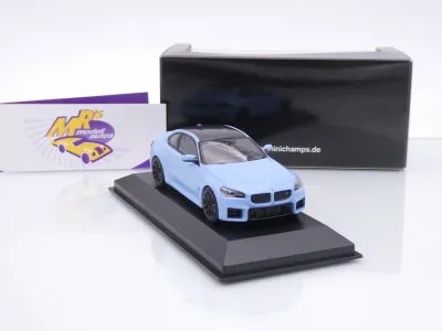 Preview: Minichamps 410023121 # BMW M2 (G87) Baujahr 2023 " Zandvoortblau " 1:43
