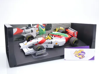 Preview: Minichamps 530931805 # McLaren MP4/8 F1 Imola 2024 " Vettel Senna Tribute " 1:18