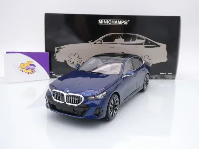 Minichamps 110023400 # BMW i5 G60 Limousine Baujahr 2023 " blaumetallic " 1:18