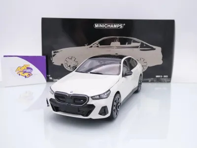 Minichamps 110023402 # BMW i5 G60 Limousine Baujahr 2023 " weißmetallic " 1:18
