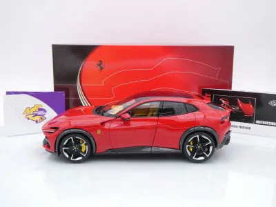 Preview: BBR HE180053B # Ferrari Purosangue Panoramic Roof Baujahr 2023 " Rosso Corsa " 1:18