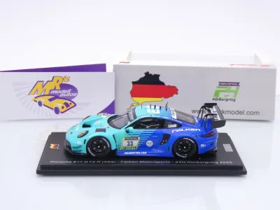 Preview: Spark SG1009 # Porsche 911 GT3 R #33 24h Nürburgring 2025 " Falken Motors - Menzel " 1:43