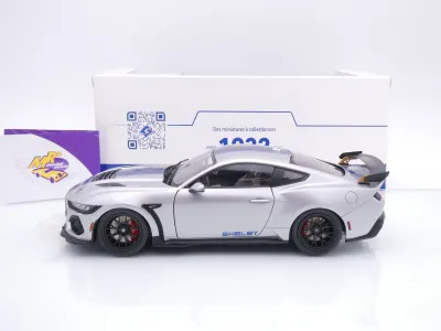 Preview: Solido S1813803 # Ford Shelby Mustang Super Snake Baujahr 2024 " silbergraumetallic-blau " 1:18
