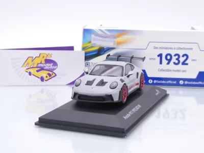 Solido S4314802 # Porsche 911 (992) GT3 RS Baujahr 2023 " Eisgraumetallic-rot " 1:43