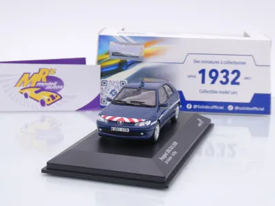 Solido S4311407 # Peugeot 306 S16 167PS Baujahr 1998 " Gendarmerie France " 1:43