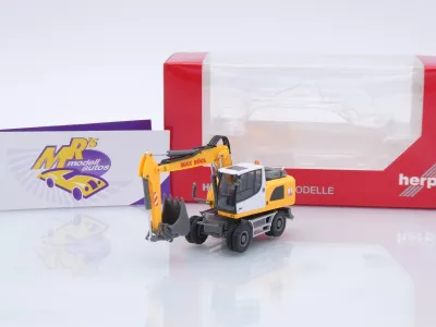 Herpa 318617 # Liebherr Mobilbagger A920 Litronic gelb " Max Bögl " 1:87