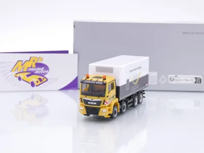 Herpa 953655 # MAN TGS M 4-achs Koffer-LKW " Leonhard Weiss / b.o.a " 1:87