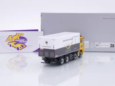 Preview: Herpa 953655 # MAN TGS M 4-achs Koffer-LKW " Leonhard Weiss / b.o.a " 1:87