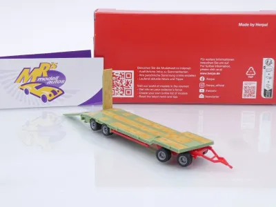 Preview: Herpa 076142-010 # Goldhofer TU4 Anhänger 4-achs " Lindgrün" 1:87