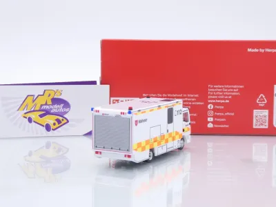 Preview: Herpa 098809 # MAN TGL CC Koffer-LKW Einsatzwagen " Malteser München 112 " 1:87