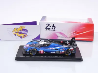 Preview: Spark S9264 # Alpine A424 Hypercar #35 9th 24h Le Mans 2025 " F. Habsburg " 1:43