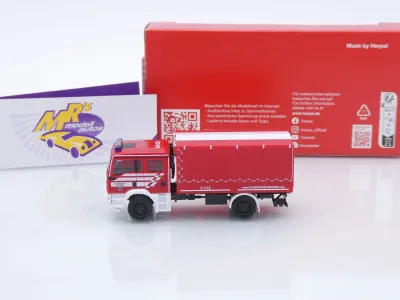 Preview: Herpa 098847 # MAN TGA M Mehrzweckgerätewagen (MzGW) " Feuerwehr Bremen " 1:87
