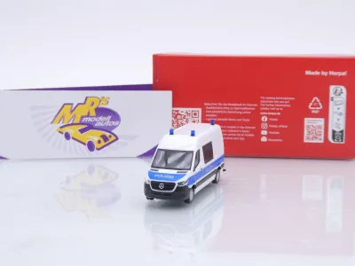 Herpa 098786 # Mercedes-Benz Sprinter '18 " Polizei Nordrhein-Westfalen " 1:87