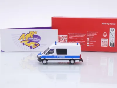 Preview: Herpa 098786 # Mercedes-Benz Sprinter '18 " Polizei Nordrhein-Westfalen " 1:87