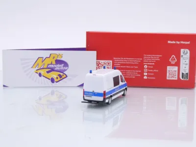 Preview: Herpa 098786 # Mercedes-Benz Sprinter '18 " Polizei Nordrhein-Westfalen " 1:87