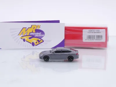 Preview: Herpa 028707-002 # Audi A5 Sportback Baujahr 2021 " Nardograu " 1:87