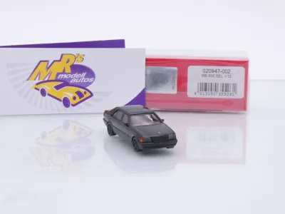 Preview: Herpa 020947-002 # Mercedes-Benz 600 SEL V12 Brabus Felgen 1991 " schwarz " 1:87