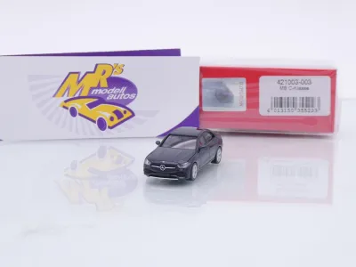 Herpa 421003-003 # Mercedes-Benz C-Klasse W206 Baujahr 2021 " dunkelblau " 1:87