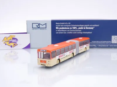 Rietze 75122 # MAN SG 192 Gelenkbus " EVAG Erfurt - Develop Drucker " 1:87