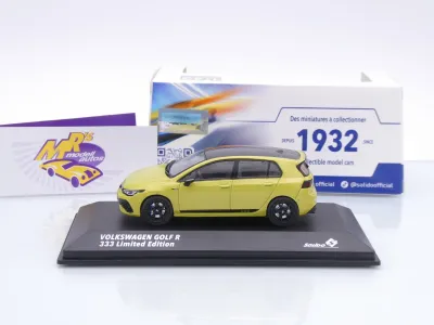 Preview: Solido S4311804 # Volkswagen VW Golf R 333 Edition Baujahr 2023 " Limonengelb-metallic " 1:43