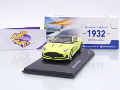 Solido S4315703 # Aston Martin DB12 Coupe Baujahr 2023 " Lime Essence " 1:43
