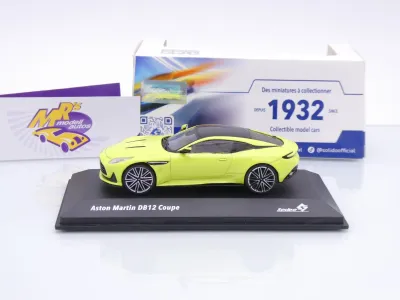 Preview: Solido S4315703 # Aston Martin DB12 Coupe Baujahr 2023 " Lime Essence " 1:43