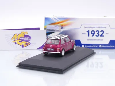 Preview: Solido S4316604 # Mini Cooper Sport Baujahr 1997 " lilametallic " 1:43