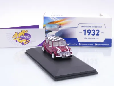 Preview: Solido S4316604 # Mini Cooper Sport Baujahr 1997 " lilametallic " 1:43