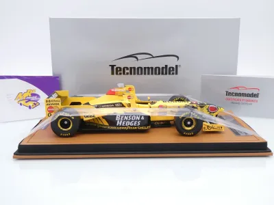Preview: Tecnomodel TM18-384C # Jordan Honda 198 F1 #9 Imola GP 1998 " Damon Hill " 1:18