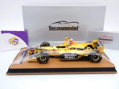 Preview: Tecnomodel TM18-384D # Jordan Honda 198 F1 #10 Imola GP 1998 " Ralf Schumacher " 1:18