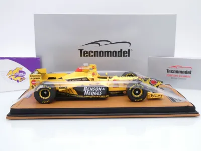Preview: Tecnomodel TM18-384D # Jordan Honda 198 F1 #10 Imola GP 1998 " Ralf Schumacher " 1:18