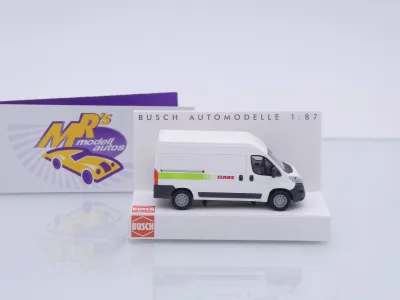 Preview: Busch 54610 # Citroën Jumper Kastenwagen " Claas Traktor Service " 1:87