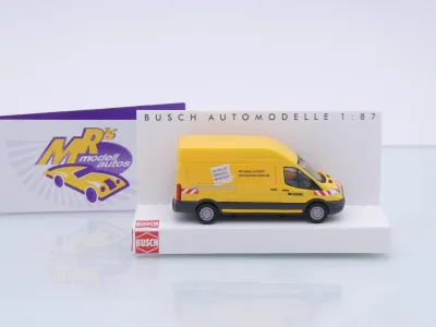Preview: Busch 54516 # Ford Transit Custom Kasten " Leonhard Weiss - Bewerbung " 1:87