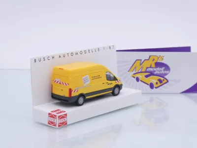 Preview: Busch 54516 # Ford Transit Custom Kasten " Leonhard Weiss - Bewerbung " 1:87