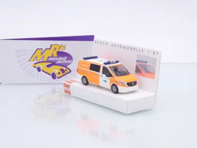 Busch 54804 # Mercedes-Benz Vito Einsatzwagen " Feuerwehr Notarzt Münster " 1:87