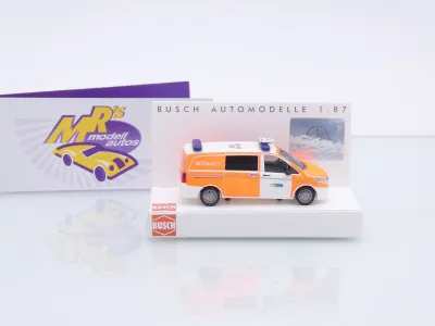 Preview: Busch 54804 # Mercedes-Benz Vito Einsatzwagen " Feuerwehr Notarzt Münster " 1:87