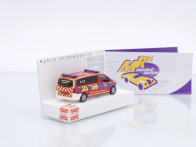 Preview: Busch 54803 # Mercedes-Benz Vito Einsatzwagen " Werkfeuerwehr Chempark " 1:87