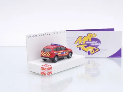 Preview: Busch 53535 # Ford Kuga Einsatzwagen " Werkfeuerwehr Chempark 112 " 1:87