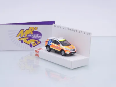 Busch 53534 # Ford Kuga Einsatzwagen " Ambulanz Trans Service Düsseldorf " 1:87