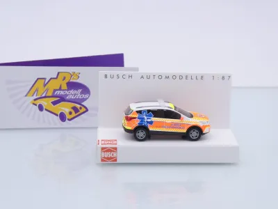 Preview: Busch 53534 # Ford Kuga Einsatzwagen " Ambulanz Trans Service Düsseldorf " 1:87