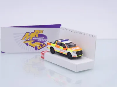 Busch 52848 # Ford Ranger Pickup Einsatzwagen " Johanniter Würzburg " 1:87