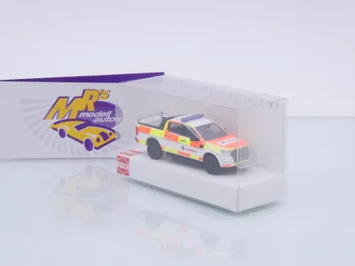 Preview: Busch 52848 # Ford Ranger Pickup Einsatzwagen " Johanniter Würzburg " 1:87