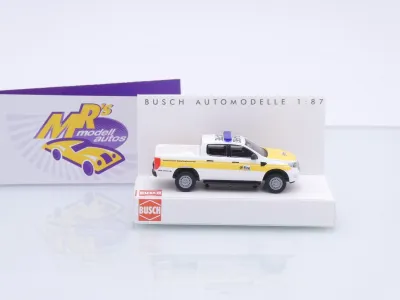 Preview: Busch 52860 # Ford Ranger Pickup Einsatzwagen " @fire Katastrophenschutz " 1:87