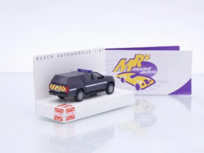 Preview: Busch 53736 # Nissan Navara Pickup Einsatzwagen " Gendarmerie Frankreich " 1:87