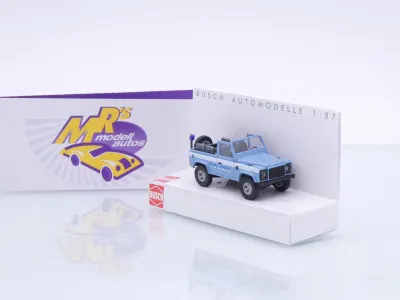 Busch 54397 # Land Rover Defender '90 Einsatzwagen " Polizia Italien " 1:87