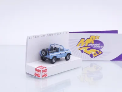 Preview: Busch 54397 # Land Rover Defender '90 Einsatzwagen " Polizia Italien " 1:87