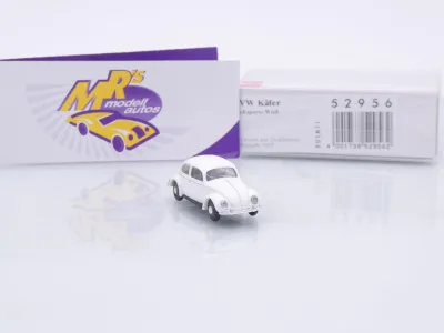 Preview: Busch 52956 # Volkswagen VW Käfer Export Baujahr 1949 " weiß " 1:87