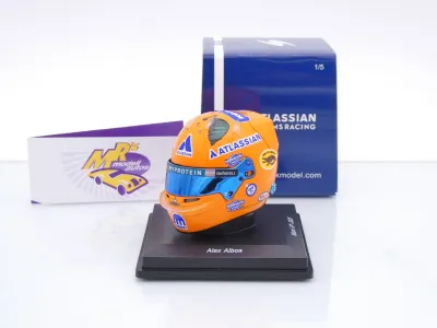 Spark 5HF208 # Helm Formel 1 Williams Racing " Alex Albon - Miami GP 2025 " 1:5