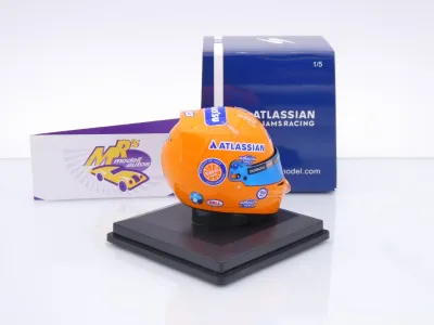 Preview: Spark 5HF208 # Helm Formel 1 Williams Racing " Alex Albon - Miami GP 2025 " 1:5
